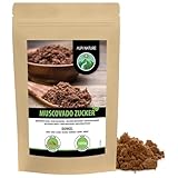 Muscovado Zucker dunkel (1kg), Muscovadozucker, Vollrohrzucker roh und 100% naturbelassen, ohne Zusätze