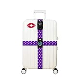 ZIXINGA Elastische Kofferschutzhülle Kofferhülle Luggage Cover Gepäck Cover Reisekoffer Hülle(Lila Stern, XL)