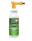 Envii Greenkeeper's Secret - Flüssiger Rasendünger Sicher für Haustiere, behandelt 300m2, kommt mit Sprühaufsatz für einfachere Anwendung und schnelleres Wachstum
