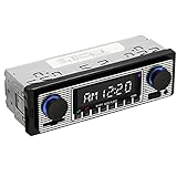 Yolispa Autoradio Mit Bluetooth, USB/SD/AUX-Anschluss, 4 x 60 W Auto-Audio-FM-Radio, Digitaler MP3-Player, Freisprecheinrichtung