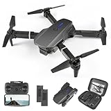 Drohne mit Kamera HD 4K,RC Faltbare FPV WiFi Live Übertragung Drohne für Kinder Anfänger,2 Akku Lange Flugzeit,Headless Modus,Flugbahnflug,Hindernisvermeidung,One Key Start/Landen,Headless Modus-b3