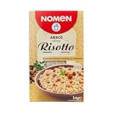 NOMEN Carnaroli-Reis speziell für Risotto, cremige und Brühe-Reisgerichte, Packung 1 kg 2er-Pack