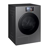 Samsung DV90F09F4SU2 Wärmepumpentrockner DV90F/24, 9 kg, EEK: A+++ (-25%), AI Wäschetrockner mit AI Home Touch-Display, WiFi-SmartControl, AI Energy Mode und Dry+, Sprachsteuerung, SuperSpeed, Schwarz