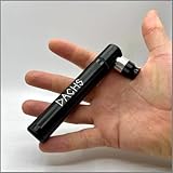 DACHS Rennrad Pumpe mit Halterung - Mini Fahrradpumpe (126x45x20mm, 60g) - Hochdruck Luftpumpe (max 9 bar/130 PSI) - Kleine Handpumpe für Presta- / Schrader-Ventil