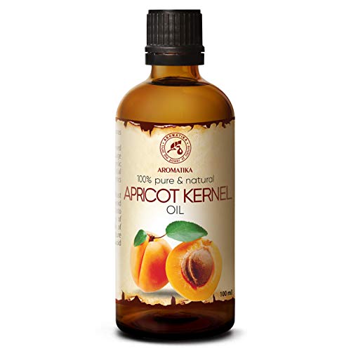 Aprikosenkernöl - 100ml - Aprikosenöl - Prunus Armeniaca aus Italien - Kaltgepresst - Rein & Natürlich - Trägeröl - für Haut - Körperpflege - Haarpflege - Trockenes Haar - Spliss Entferner