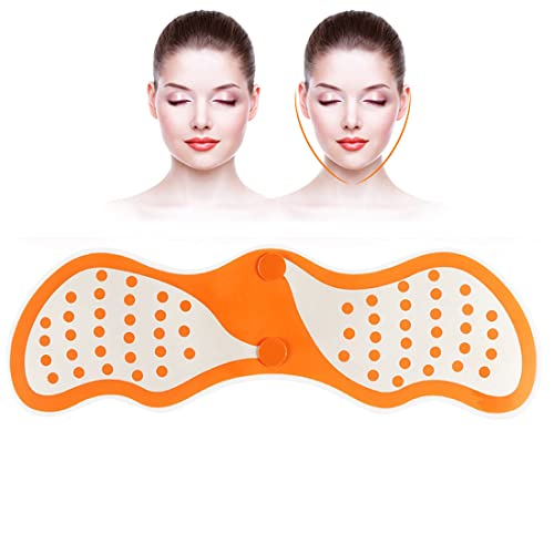 2022 New EMS V Shape Micro Current Massager,EMS V Line Face Slimming Lymphatic Relief Massager,Lymphatic Drainage Massage Pad,Improve Skin Laxity and Lift The Face