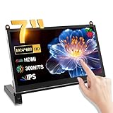 Golday Tragbarer Monitor Touchscreen IPS FHD 1920x1080 300cd/m² Touch Display USB C/HDMI Monitor mit Lautsprechern für Xbox/Laptop/PC/PS4/5 (HSDE070TP)