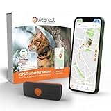 Weenect XS für Katzen - NEU Mini GPS-Tracker für Katzen | GPS-Tracking in Echtzeit | Ohne Distanzlimit | Kleinstes Modell auf dem Markt | Halsband inkludiert | Abonnement