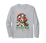 Weihnachten 2024 Dog Lover Merry Woofmas Langarmshirt