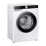 Samsung WW90DG6G94LKU2 Waschmaschine WW6100D SLIM, 9 kg, EEK: A (-10%), Klartext-Display, Dampfprogramm, SmartThings AI Energy Mode, Ecobubble, AI Wash, SuperSpeed 39 Min. Waschprogramm, Weiß
