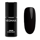 NEONAIL UV Nagellack 7,2 ml Schwarz Pure Black NEONAIL Farben UV Lack Gel Nägel Nageldesign Shellack