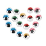 Artibetter 200 Stück Farbige Augen Sicherheitsaugen Zum Basteln Blau Flecken Puppe Für Augen Spielzeugaugen Augen Für Stofftiere Groß Handwerkliche Augen Colorful Plastik