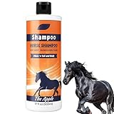 Horse Mane Und Heck Shampoo - Tiefe Nahrhafte Schwanz Und Mähne Shampoo 500 Ml Conditioner, Pferdepfleger, Mantelreiniger Zur Reinigung Und Konditionierung