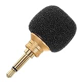 Mikinona Mini Kondensator Mikrofon für Handy Tragbares Klares Handmikrofon Plug and Play Geeignet für Karaoke Gesang Podcast Videoaufnahme und Live Klinke Goldfarben