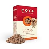COYA Gefriergetrocknetes rohes Hundefutter, Truthahn (150 g), hypoallergen und getreidefrei, hergestellt mit 80 % Fleisch und 20 % Obst und Gemüse, komplettes rohes Hundefutter in einer