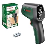 Bosch Infrarotthermometer UniversalTemp (-30°C…+500°C, einfach und präzise messen, 3 vordefinierte Materialgruppen, im Karton)