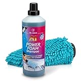 Snow Foam Set | Dr. Wack A1 Power Foam Auto Shampoo 1l + Waschhandschuh | 2in1: Vorreiniger + Autoshampoo mit extrem starker Reinigungsleistung