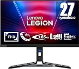 Lenovo Legion R27i-30 EyeSafe Gaming-Monitor (27 Zoll / 69,9 cm) (FHD, IPS, 165 Hz, 0,5 ms MPRT, HDMI + DP, DP-Kabel, FreeSync Premium, Lautsprecher), Neigungs-/Höhenverstellung/Drehung