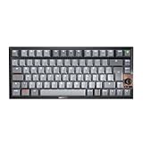 CHERRY KW 300 MX, Kompakte Mechanische Hot-Swap-Tastatur, Deutsches Layout (QWERTZ), Weiße Beleuchtung, Windows- & Mac-Layout, MX2A Brown Switches, Schwarz