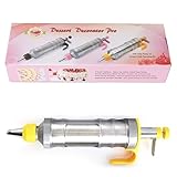 FEVKFTXF Sahnespender, Keksbackwerkzeug, DIY Backwerkzeug-Set, Sahnemaschine,C