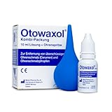 OTOWAXOL Kombi-Packung mit Ohrenspritze, 10 ml – Ohrenschmalz Entferner/Ohrentropfen zur sanften Ohrenreinigung/Ohrenreiniger für Erwachsene & Kinder, Ohrenschmalz entfernen leicht gemacht