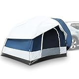GCCSJ SUV Zelt für Camping 4 Personen SUV Zelt, Doppeltür-Design, wasserdichte PU2000 mm Auto-Campingzelte für Outdoor-Reisen, 8 x 8 x 6,6 Fuß