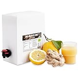 Kale&Me Kale and Me Bio Ingwer Shot Bag-In-Box 3 Liter, Ingwershot Saft mit Zitronensaft & Apfelsaft ohne Zucker Zusatz, Täglicher Ginger Shot für Saftkur oder als Morgenroutine
