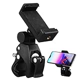 DIYEAH 1Satz Mikrofonständer Mit Drehbarem Sicherer Klemme Universelle Halterung Für Smartphones Tablets Für Musiker Vlogger Kompatibel Mit Fahrradlenkern