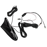 Tbest FIN -Antenne Universal 12V Hochempfindlichkeit GPS DAB FM WLAN -Autodach mit 5 M Kabel für Verbesserte Signalempfang und Stilvolles Fahrzeug -Upgrade