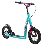 STAR SCOOTER Kinder Tret Roller ab 7 Jahre | City Kick Scooter Luftreifen Höhenverstellbar 12 Zoll New Gen | Mint