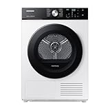 Samsung DV8GBBA225AE/EG Bespoke Wärmepumpentrockner, 8 kg, Hygiene+, Optimal Dry - Sensorgesteuertes Trocknen, 2-in-1 Komfortfilter, Super Kurz 35‘, Digital Inverter Motor, Weiß