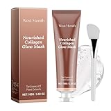 Collagen Peel Off Maske Gesicht - Collagen Maske Gesicht - Masken Beauty Hautpflege Gesichtsmaske - Kollagen Maske Feuchtigkeitsmaske Gesicht - Anti Falten Gesichtsmaske Frauen Nähren Gesichtpflege