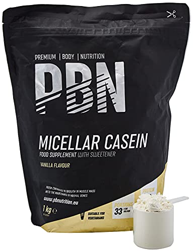 Premium Body Nutrition Micellar Casein Vanilla 1kg Pouch