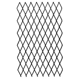 Cpolebev Stahlhalter für Glut für Kaminroste, 19 X 30 cm, Robuster Massiver Stahl, Bietet Zusätzlichen Halt für Feuerholz auf Dem Rost, Schwarz