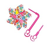 EXHUMKY 1 Satz Fahrrad-windmühlen-Dekoration Kinderbike Kinderfahrrad Stiftrad Fahrrad Windrad Am Fahrradlenker Raddekoration Für Kinderfahrräder Fahrrad-windrad STK