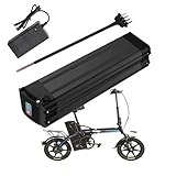 JHKJ Elektrische Fahrrad Lithium-ionen Batterie 48V 8Ah 10Ah 13Ah 15Ah 17,5 Ah 20Ah E-Bike Batterie 48 Volt Faltrad Abnehmbare Lithium-Batterie,48v,8Ah