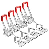 Hlennotor Knebelverschluss-Clips, 4er-Pack, Verstellbarer Riegel, Verstellbare Tragkraft, Riegelclips für Industrieausrüstung