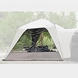 ZEEGII Tunnelzelt Für V-W ID.6 X 2022 2023 2024 2025, Wohnmobil Vorzelt Für Zusätzlichen Wohnraum, Familienzelt, Campingzelt, Kuppelzelt, Wurfzelt, Schneller Aufbau,2