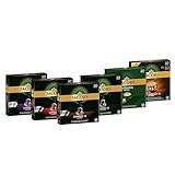 Jacobs Kapseln Vielfaltspaket - 120 Nespresso® kompatible Kaffeekapseln aus Aluminium - 6 verschiedene Sorten (6 x 20 Kapseln)