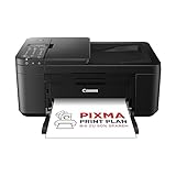 Canon PIXMA TR4750i Multifunktionsdrucker 4in1 (Tintenstrahl, Drucken, Kopieren, Scannen, Faxen, A4, WLAN, Apple AirPrint, 20 Blatt ADF, Duplexdruck, kompatibel mit Pixma Print Plan Abo) schwarz