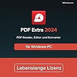 PDF Extra Lifetime – Professioneller PDF Editor – Lebenslange Lizenz – Bearbeiten, Schützen, Kommentieren, Konvertieren, Ausfüllen und Signieren von PDFs für 1 Windows PC