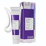 REVUELE Retinol Nachtcreme - Anti Aging Nachrcreme gegen Pigmentflecken, Falten und feine Linien, Straffend mit Glow Effekt - 40 ml