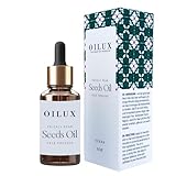 OILUX Kaktusfeigen-Kernöl Bio Kaltgepresst – 100% rein, natürlich - Prickly Pear Seed Oil – Feuchtigkeit für Gesicht, Körper, Haare, Bart, Nägel - Vegan & Cruelty Free Kosmetik