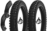 2X Set Cross Reifen für Simson S50 S51 PneuRubber KR51, 2,75-16 Reinforced 120km/h, Geländereifen