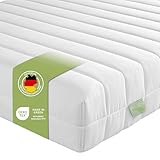 DREAMSTAR Easy Flex | ergonomische 7-Zonen Kaltschaummatratze | Öko-Tex Zertifiziert | Härtegrad 3 und 4 (H3 & H4) | Rollmatratze 11 cm I 160 x 200 cm