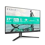 PHILIPS Evnia 27M2N3800A - 27 Zoll Ultra HD Gaming Monitor, 160 Hz, 0,5 ms MPRT, HDR400, G-Sync comp. (2X HDMI 2.1, 1x DisplayPort 1.4, USB Hub) schwarz grau