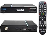 OCTAGON SX88 WL V2 (Version 2) 4K UHD S2+IP 1xDVB-S2 E2 Linux Smart TV Sat Receiver, Multiboot SW: Define OS + E2 Linux, WiFi WLAN, Sat to IP, Kartenleser, YouTube, Mediathek, Web-Radio, HD HDMI