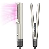 Air Glätteisen, PARWIN PRO BEAUTY Hair Airstyler - Nass bis Trocken, Ohne Heizplatten, Ohne Hitzeschäden, Air Haarglätter Mit 200 Million Negative Ion Technology, Glätten mit Luft (Champagnersilber)