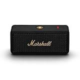 Marshall Emberton II Bluetooth Tragbarer Lautsprecher, Kabelloser, Wasserabweisend - Schwarz und Messing