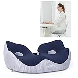 Hazomeu Bürostuhl Sitzkissen, Sitzkissen Mit Loch Erhöht Sitzkomfort, Steissbeinkissen auch zur Steißbein-Entlastung für Auto,Sofa,Büro